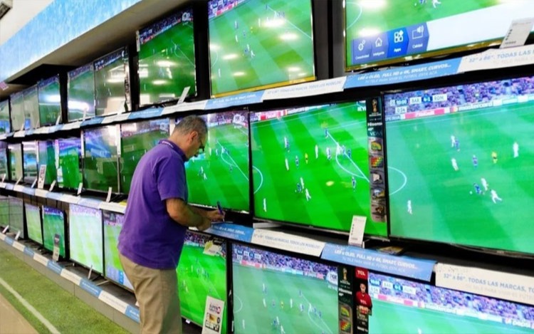CIPBA Fecoba: Por el mundial fue récord la venta de televisores en la primera mitad de 2018