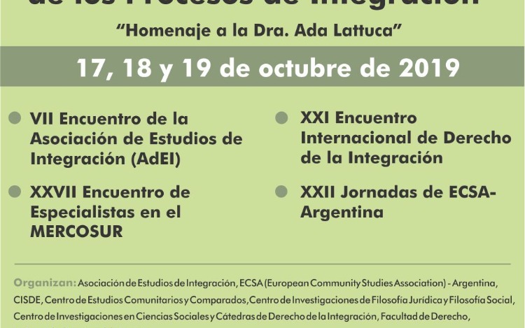 XXVII Encuentro Especialistas Mercosur - 2019